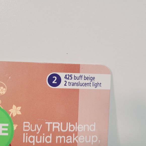 Cover Girl TRU blend Buff Beige 425 NEW - Picture 2 of 3